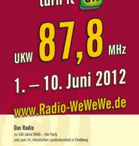 Plakat zur Sendewoche 2012