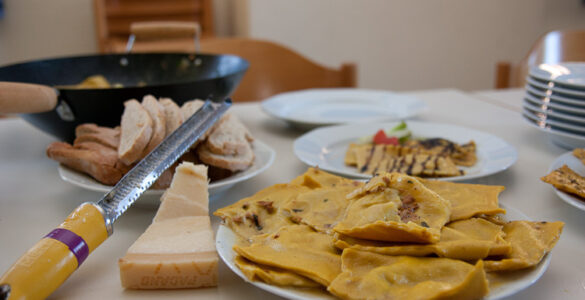 Selbstgemachte Ravioli