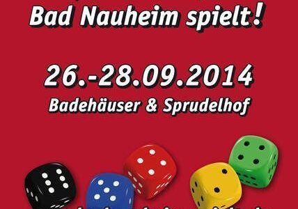 Plakat Bad Nauheim spielt! 26.-28.09.2014