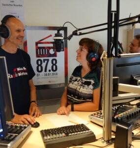 WeWeWe - Christoph und Silke proben im Studio