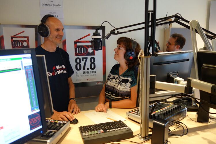 WeWeWe - Christoph und Silke proben im Studio