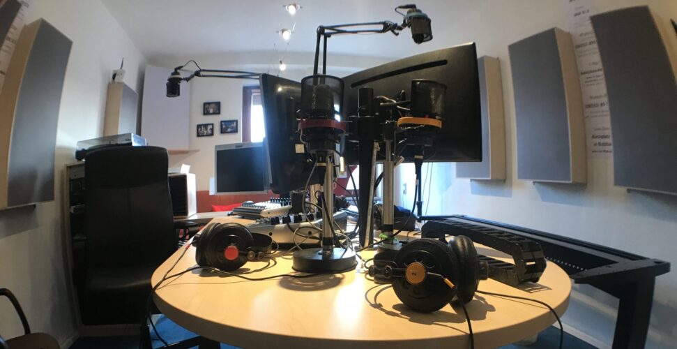 Leeres Radio WeWeWe Studio